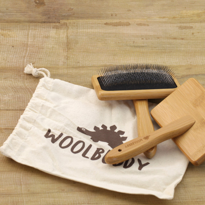 Woolbuddy Brush Set (2 pcs  Carders in Cotton Bag)