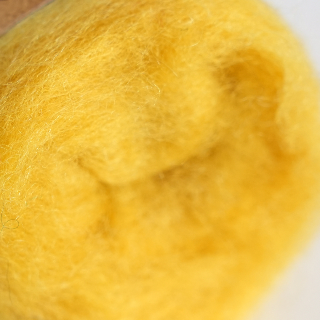Corriedale Wool Yellow 1 - Butter