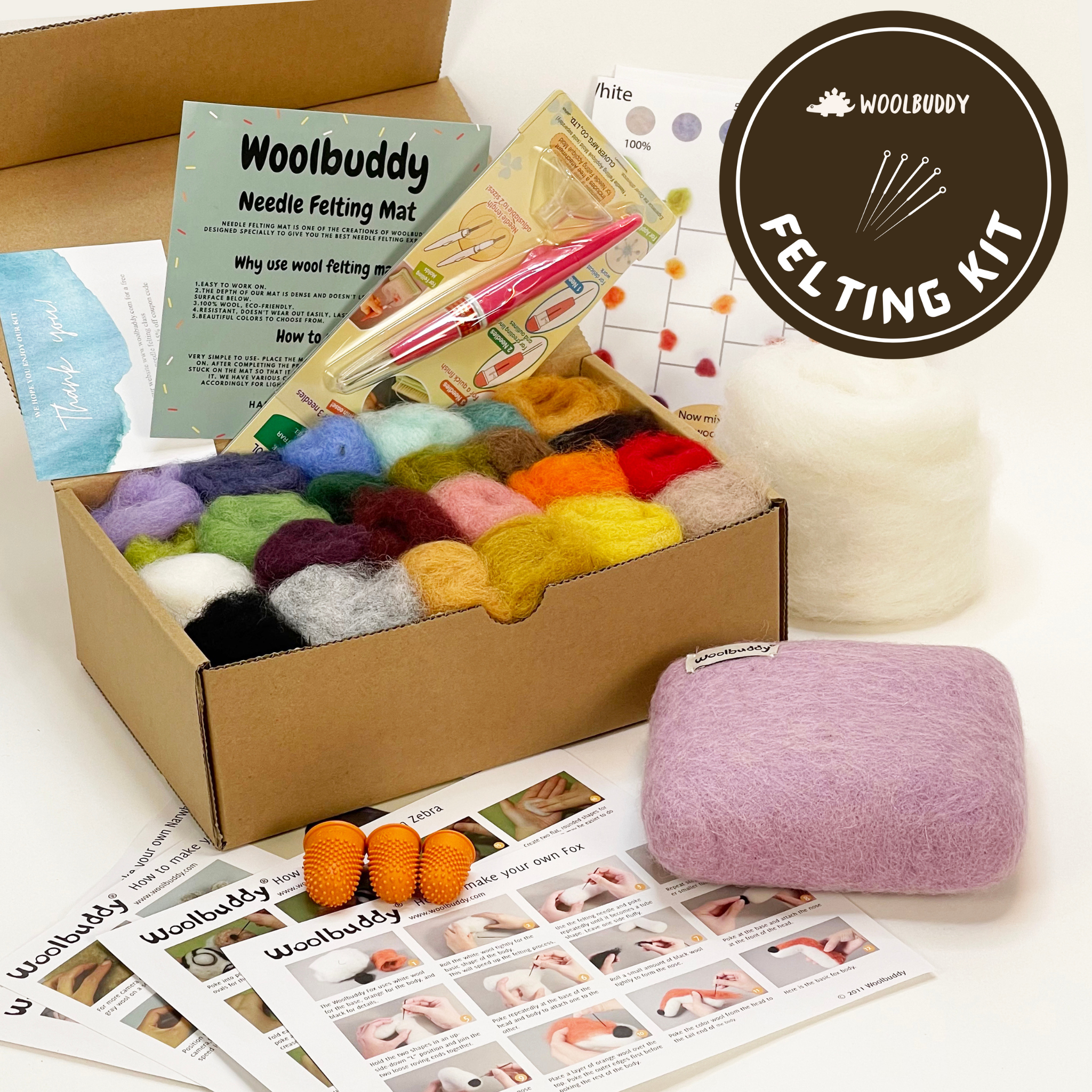 Dessert Needle Felting Kit – Woolbuddy