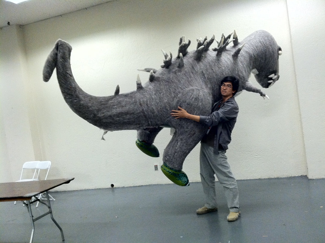 Making of 10 foot T-rex