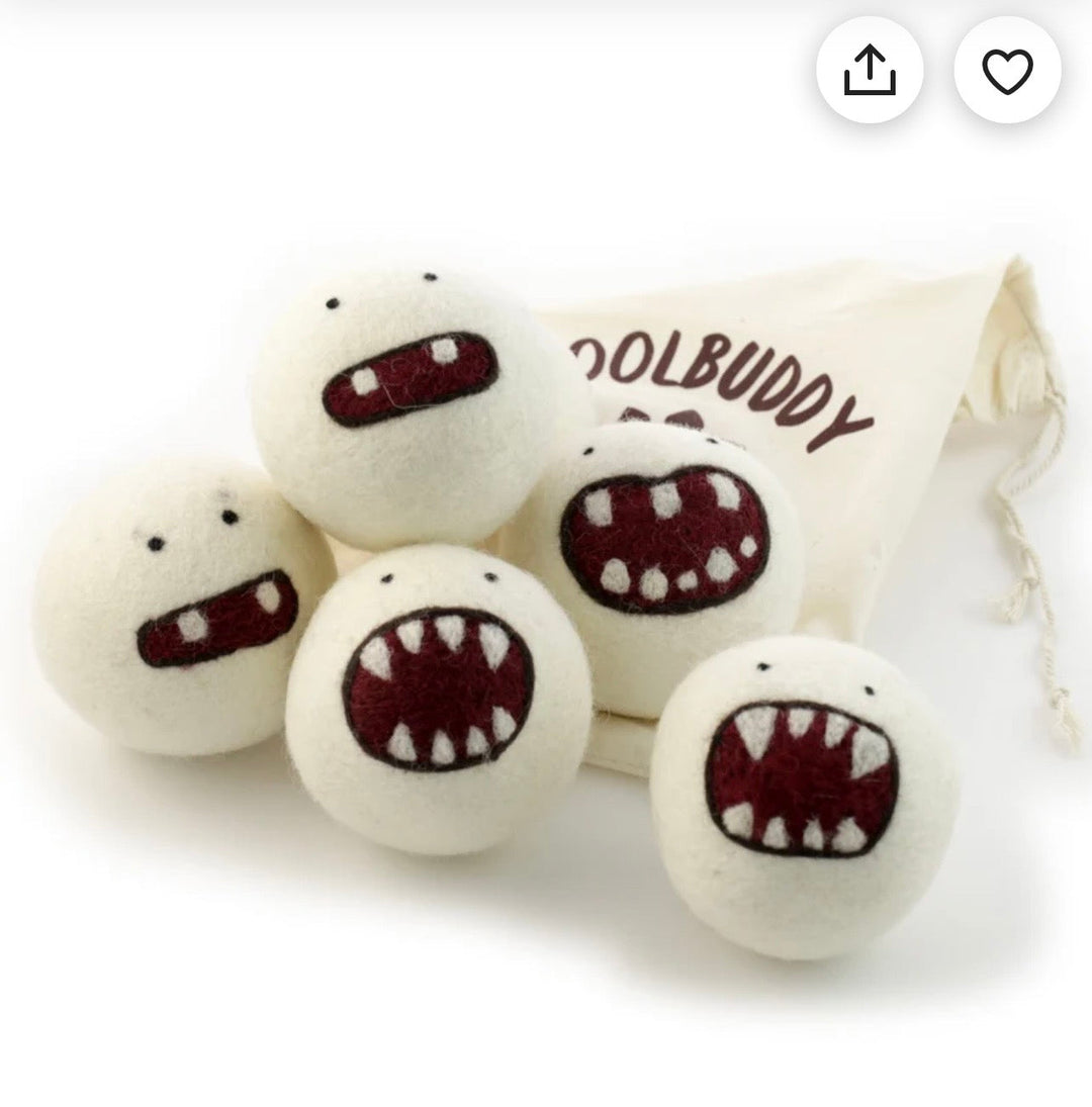 Celebrate Earth Day with Woolbuddy's Eco-Friendly Monster Dryer Balls!