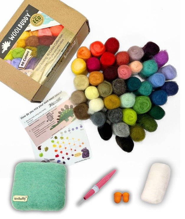 Exploring the Rainbow: A Guide to Choosing Wool Roving Colors for Your Projects - Woolbuddy