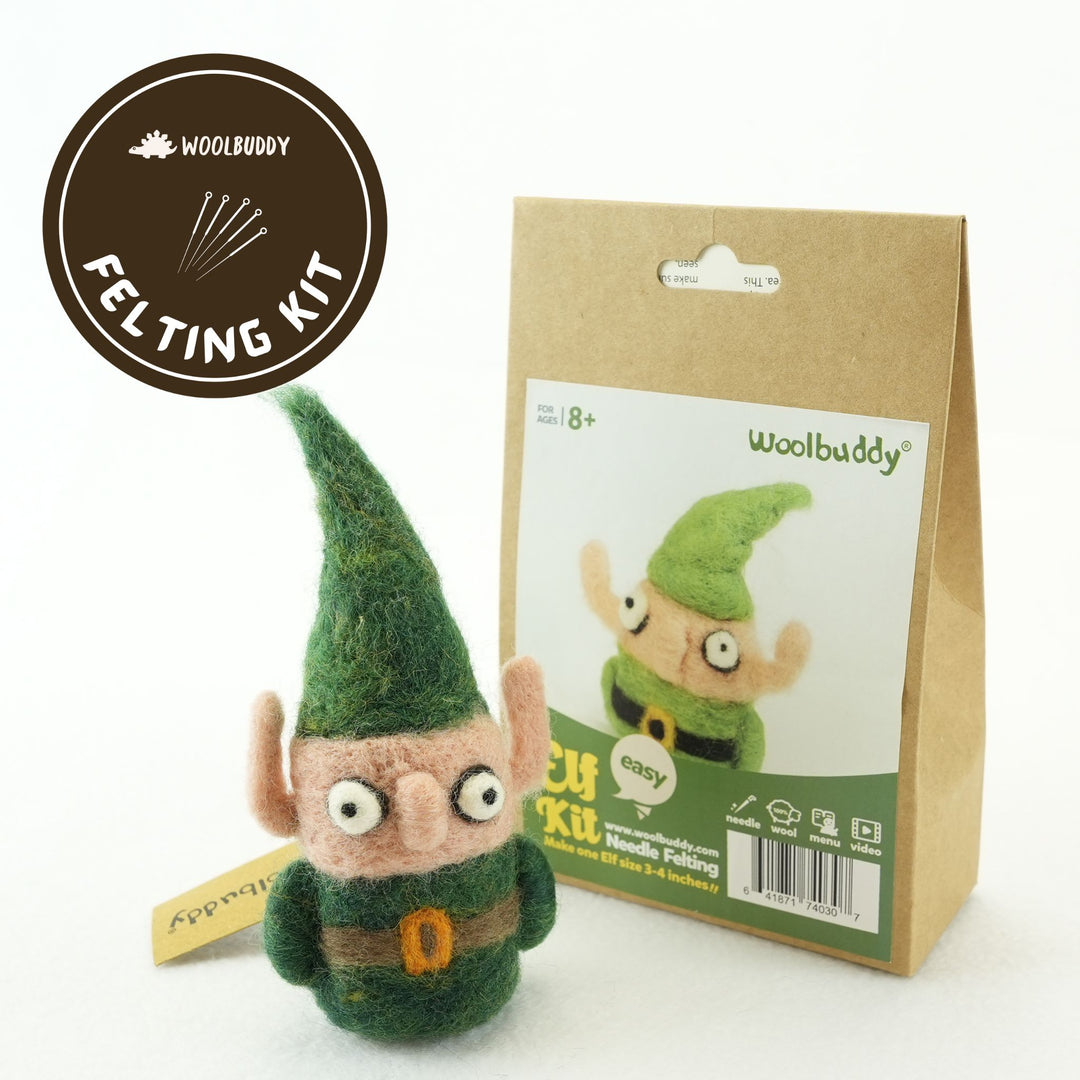 Woolbuddy Needle Felting Elf Kit