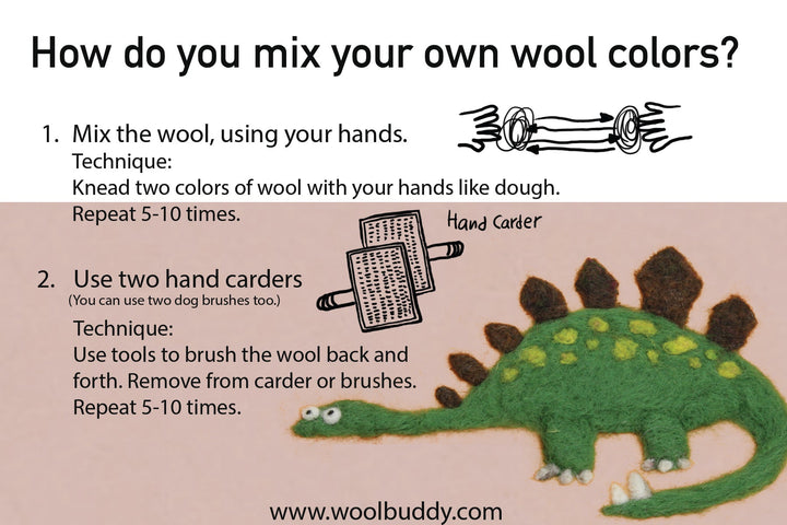 24 Colors Wool Mix Kit - Woolbuddy