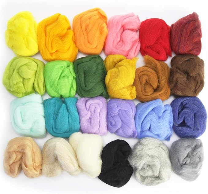 24 Colors Wool Mix Kit - Woolbuddy