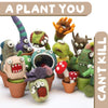 quircky photo of the monster plants with a caption: A plant you can't kill