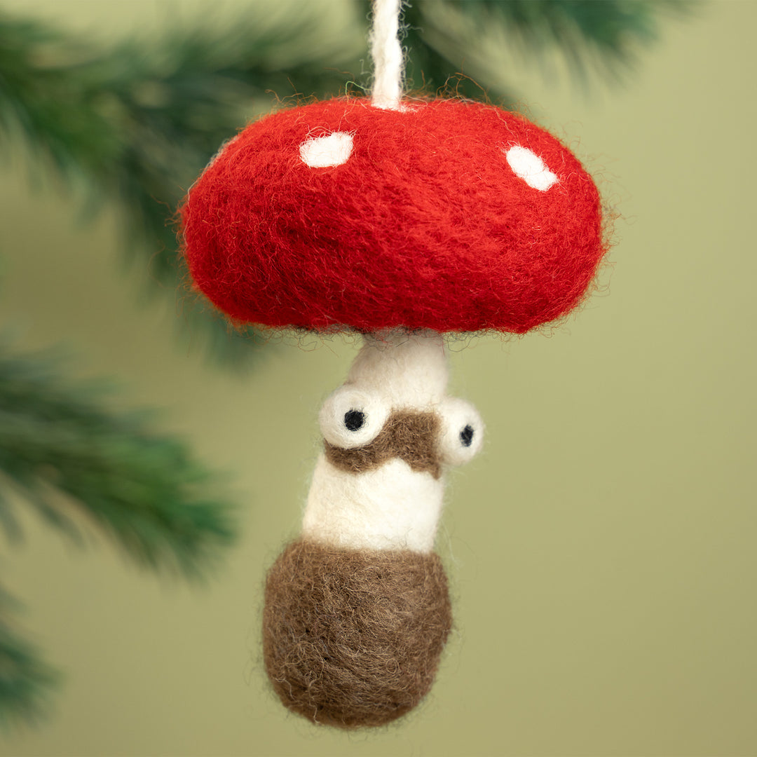 Handmade Wool Felt Veggie Ornaments – Cute Fruit & Vegetable Christmas Decorations | Woolbuddy