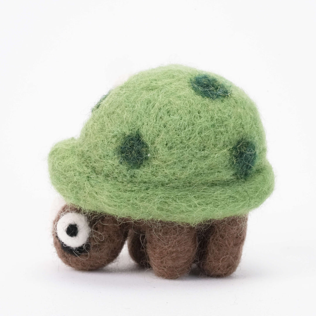 Handmade Wool Felt Turtle Ornament – Cute Ocean Animal Christmas Decoration | Woolbuddy