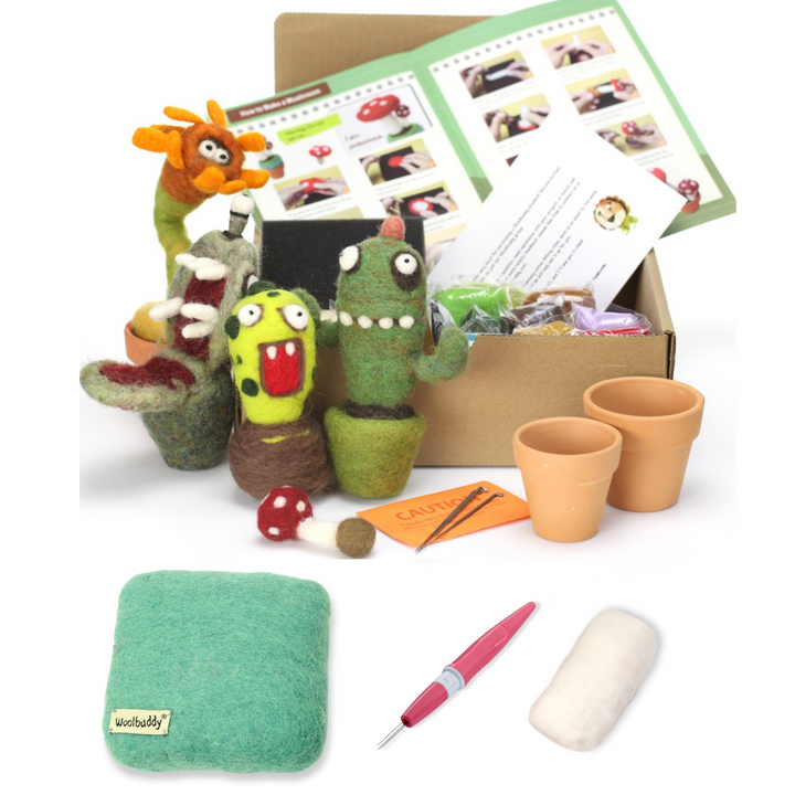 Needle Felting Cactus Kit