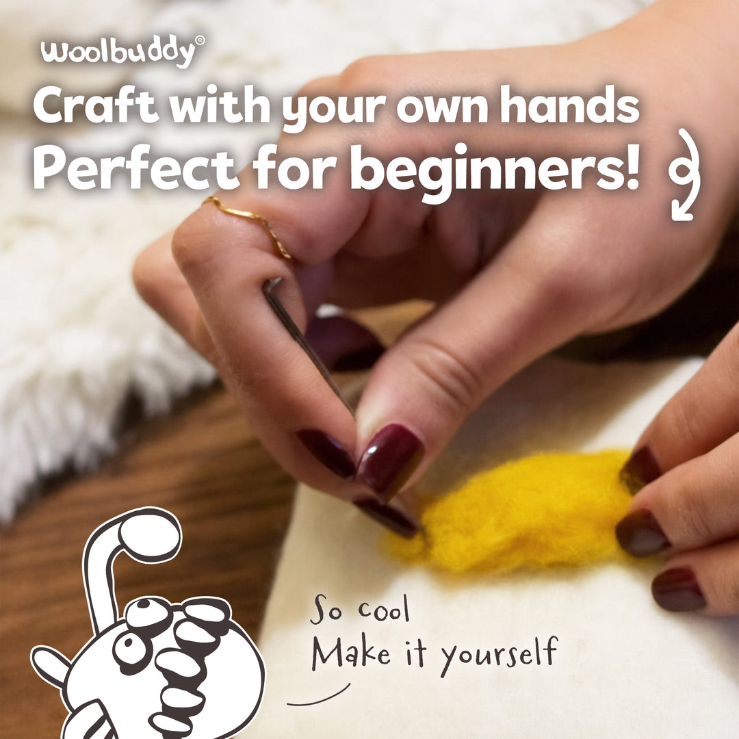 Needle Felting Angler Fish Kit for Beginners | Woolbuddy