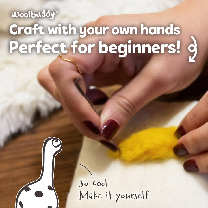 Brachiosaurus Needle Felting Kit – Beginner DIY Dino Craft