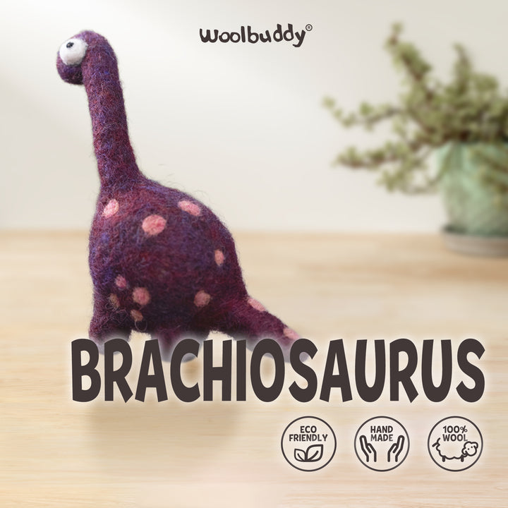 Brachiosaurus Needle Felting Kit – Beginner DIY Dino Craft
