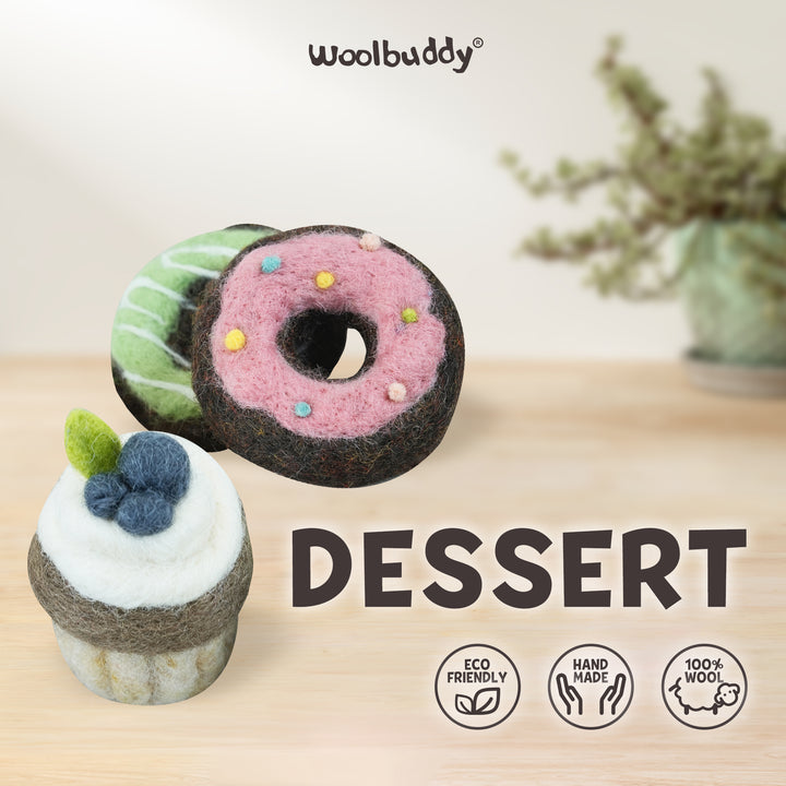 Needle Felting Dessert Kit for Beginners | Woolbuddy