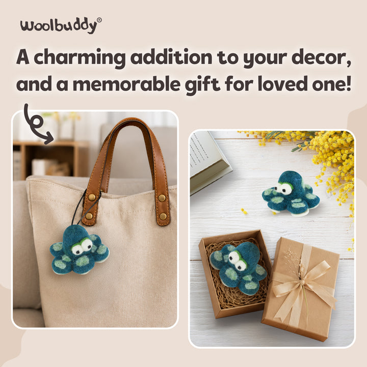 Needle Felting Octopus Kit for Beginners | Woolbuddy