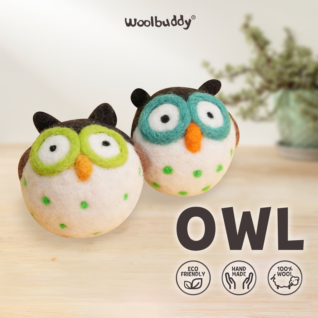 Needle Felting Owl Kit for Beginners | Woolbuddy