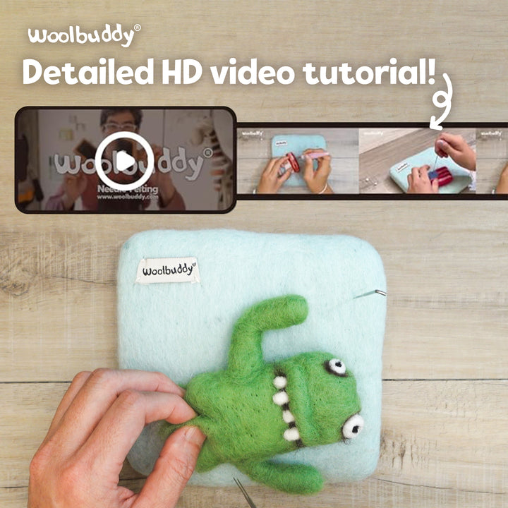 Needle Felting Saguaro Kit for Beginners | Woolbuddy