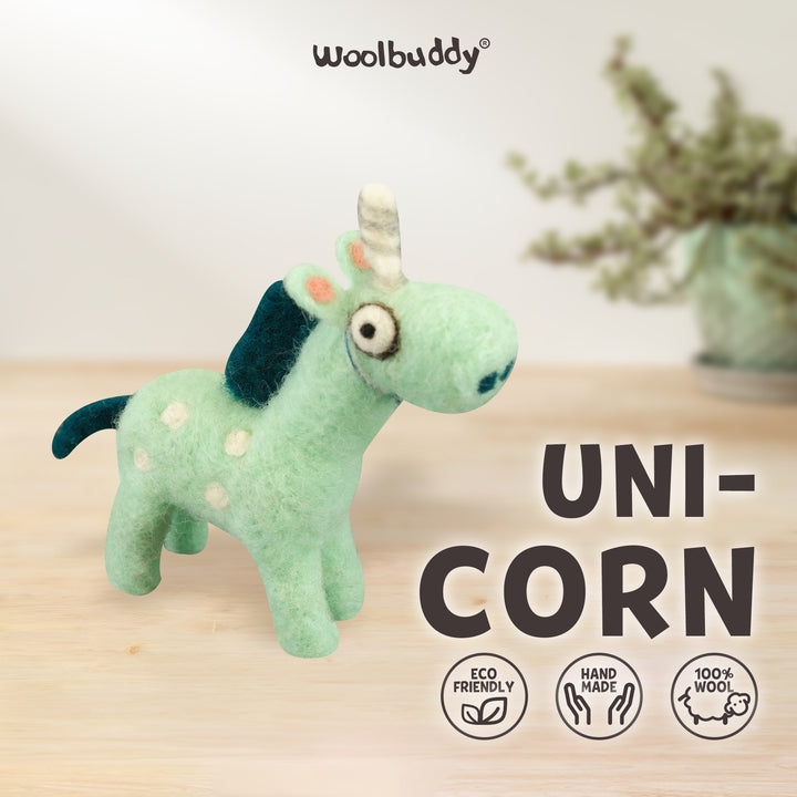 Needle Felting Unicorn Kit for Beginners | Woolbuddy