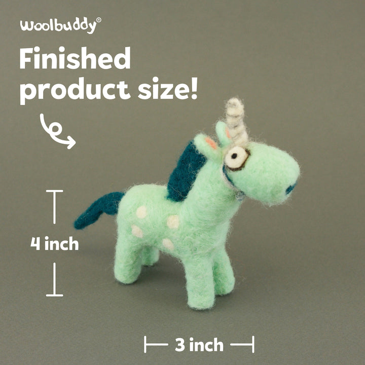 Needle Felting Unicorn Kit for Beginners | Woolbuddy