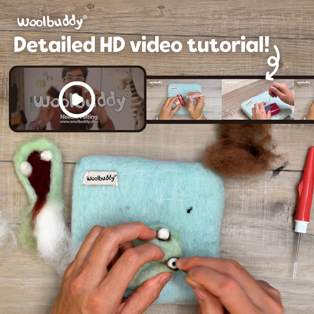 Needle Felting Flytrap Kit for Beginners | Woolbuddy