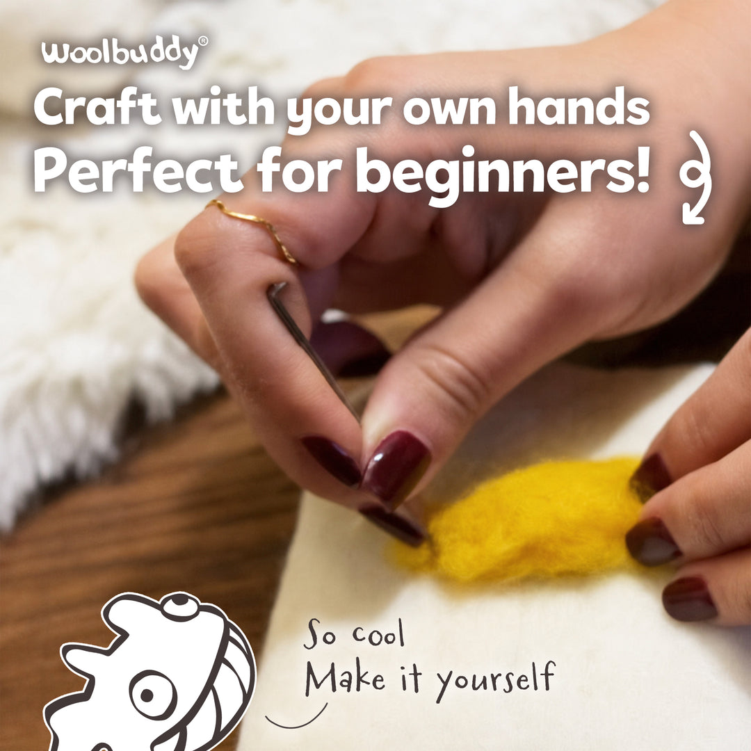 Needle Felting Whale Kit for Beginners | Woolbuddy