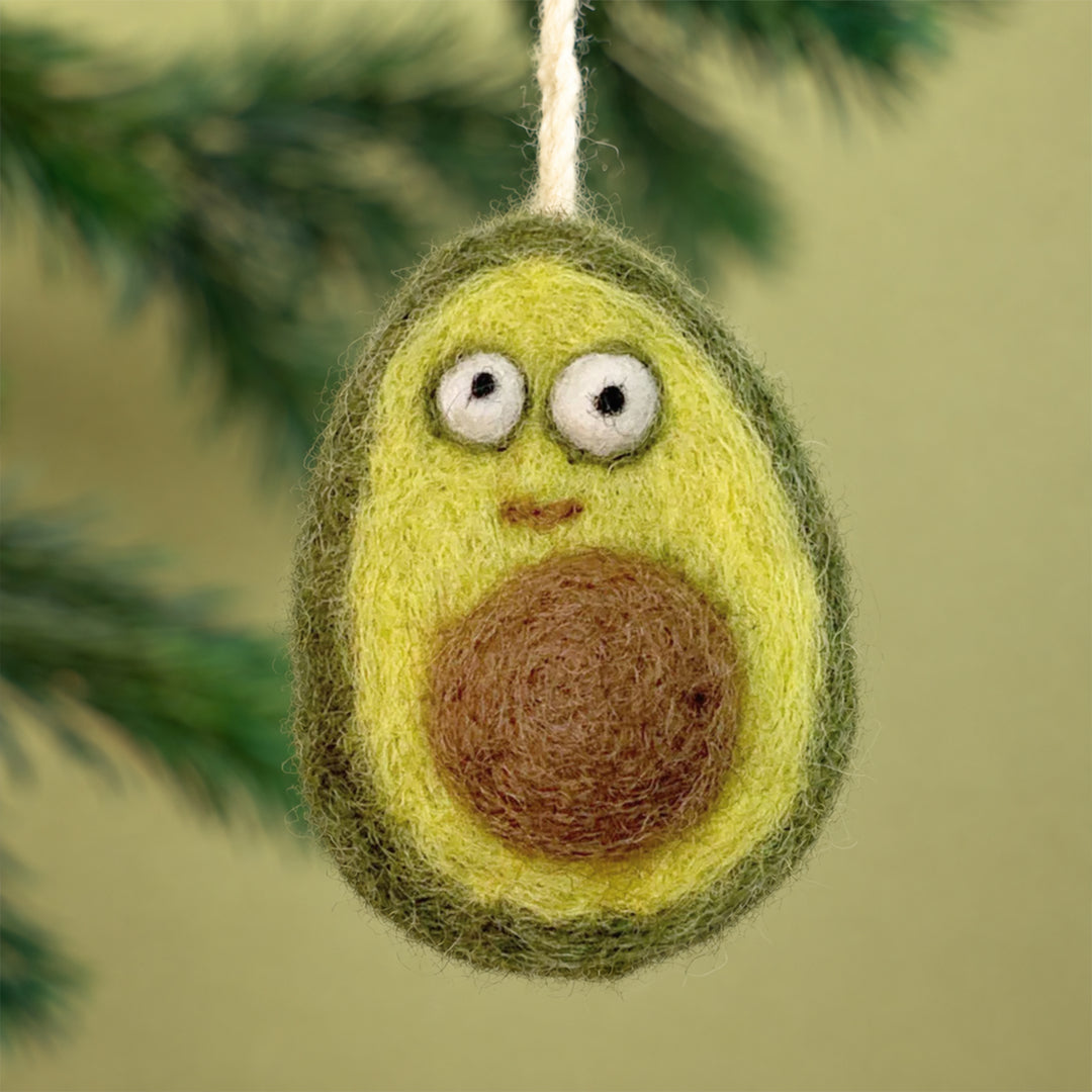 Handmade Wool Felt Veggie Ornaments – Cute Fruit & Vegetable Decorations | Woolbuddy