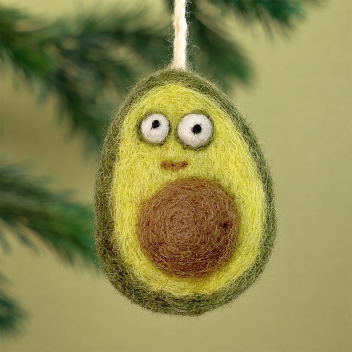 Handmade Wool Felt Veggie Ornaments – Cute Fruit & Vegetable Decorations | Woolbuddy