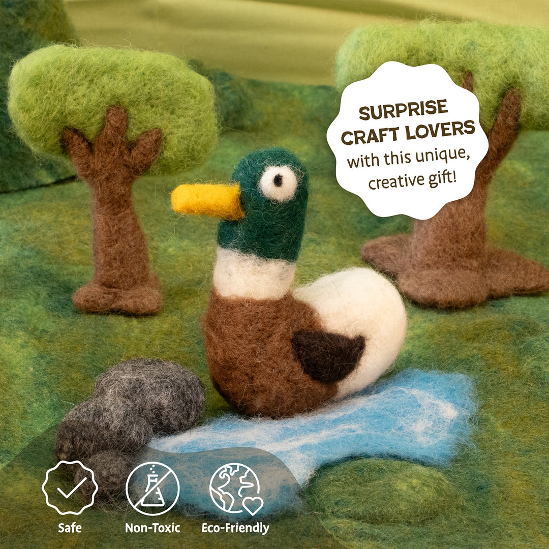 Needle Felting Farm Collection Kit for Beginners | Woolbuddy