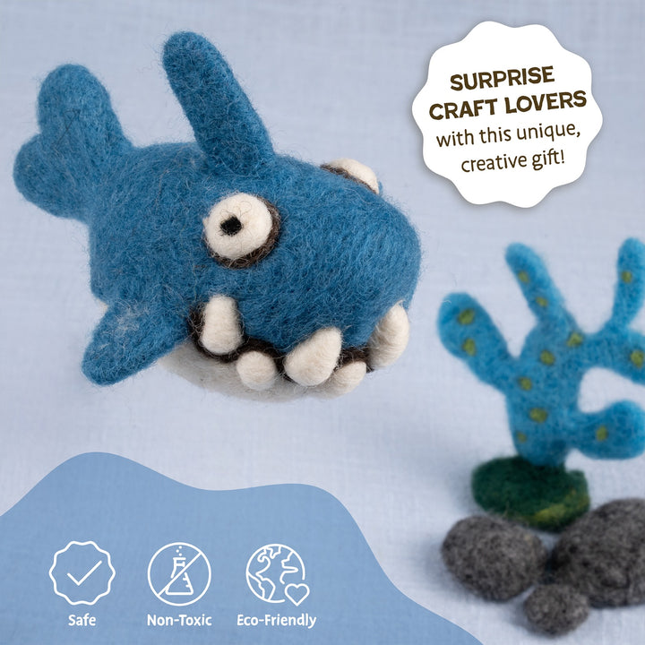 Needle Felting Sea Collection Kit for Beginners – Woolbuddy