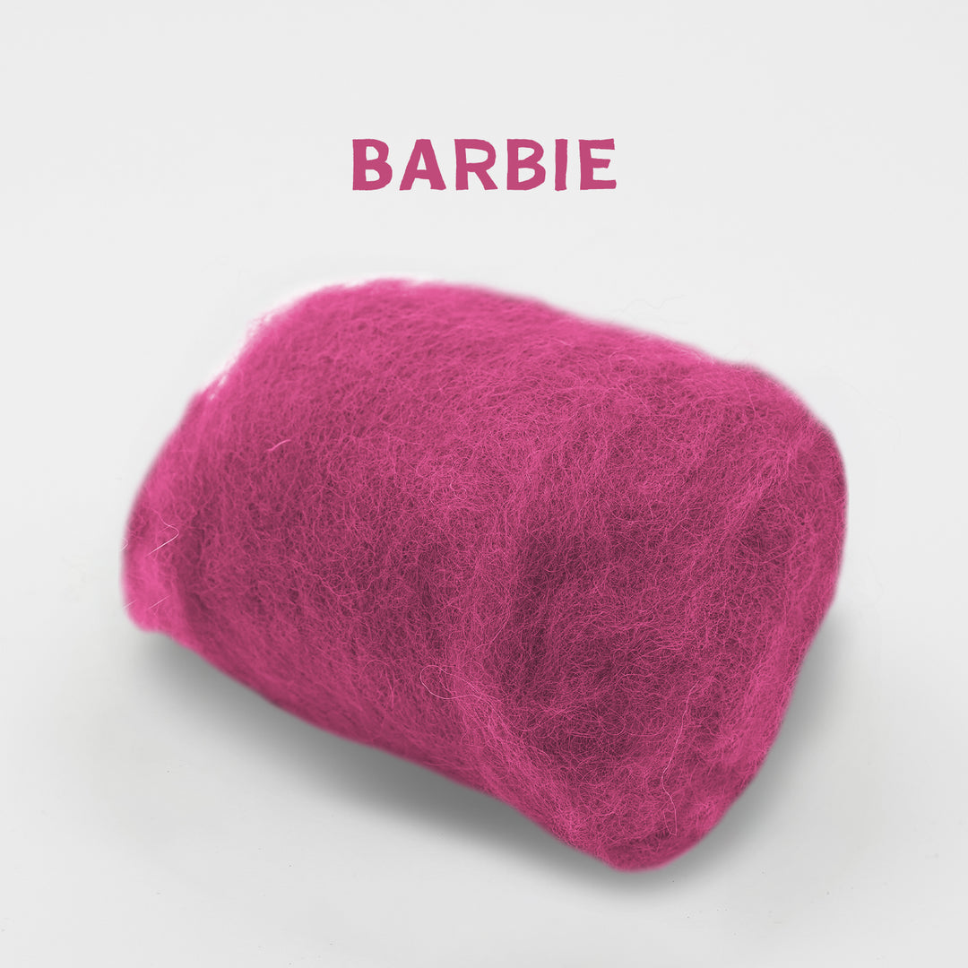 Corriedale Wool Barbie – Premium Wool Roving for Needle Felting & Crafts | Woolbuddy