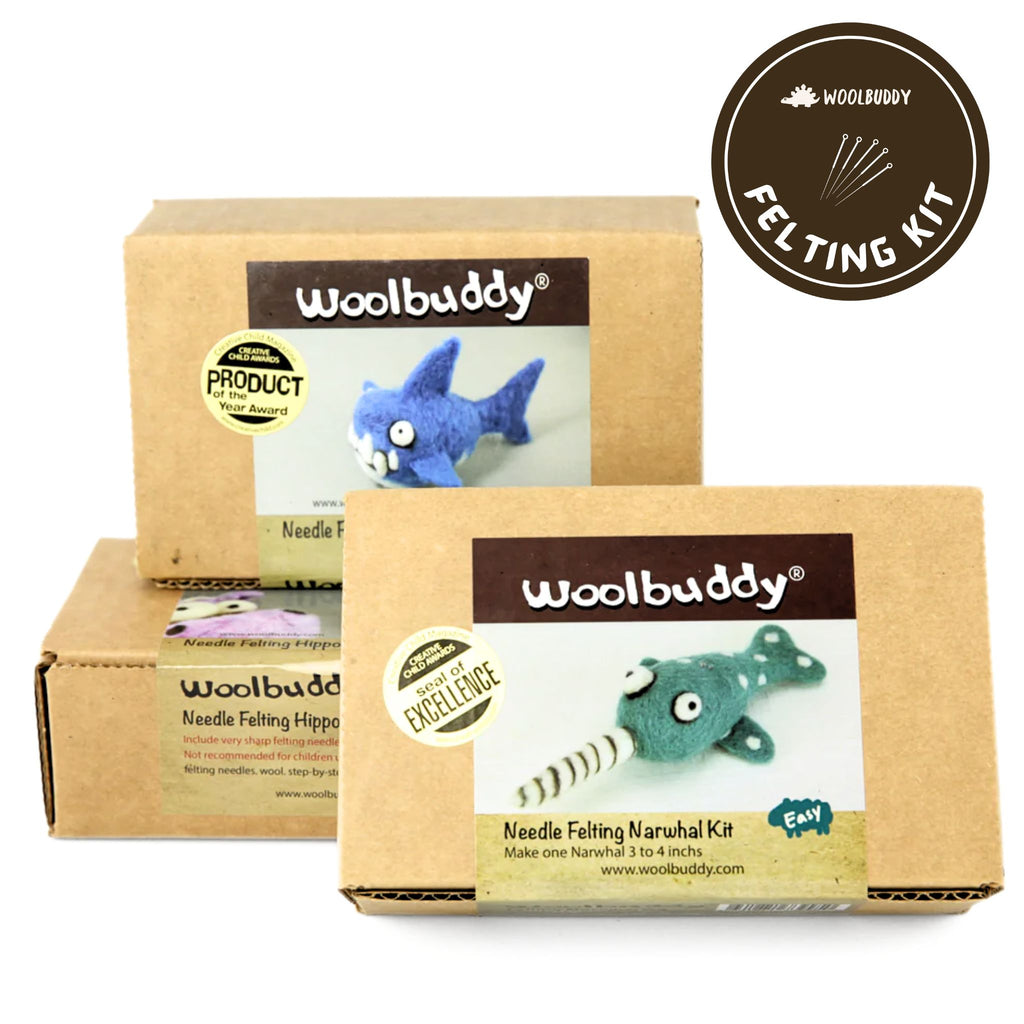 Narwhal Needle Felting Kit – Woolbuddy