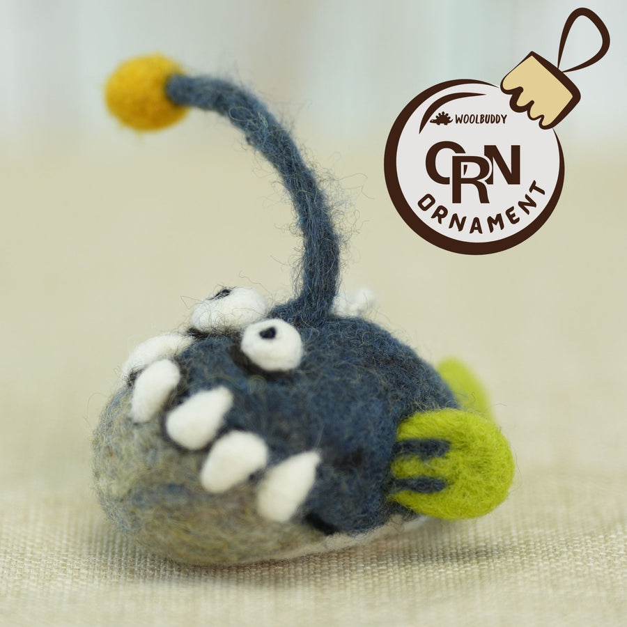 Anglerfish Ornament - Woolbuddy