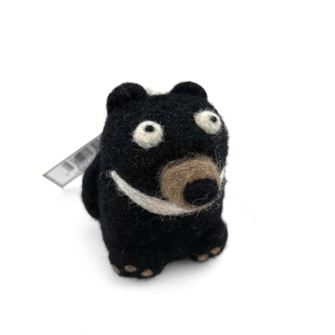 Black Bear Ornament - Woolbuddy