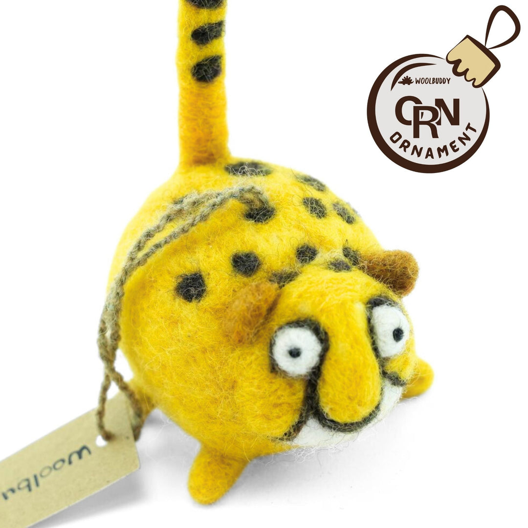 Cheetah Ornament - Woolbuddy