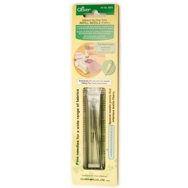 Clover Pen Style Needle Felting Tool – Ergonomic Felting Pen with Needles for Wool Crafts | Woolbuddy