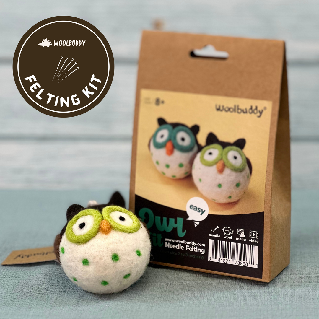 DIY Woolbuddy Wool Needle Felt Kit