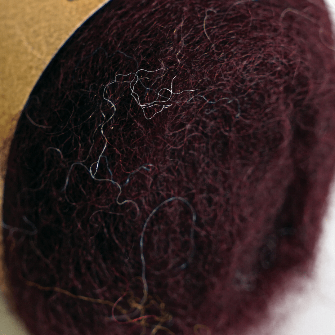 Corriedale Wool Burgundy - Woolbuddy