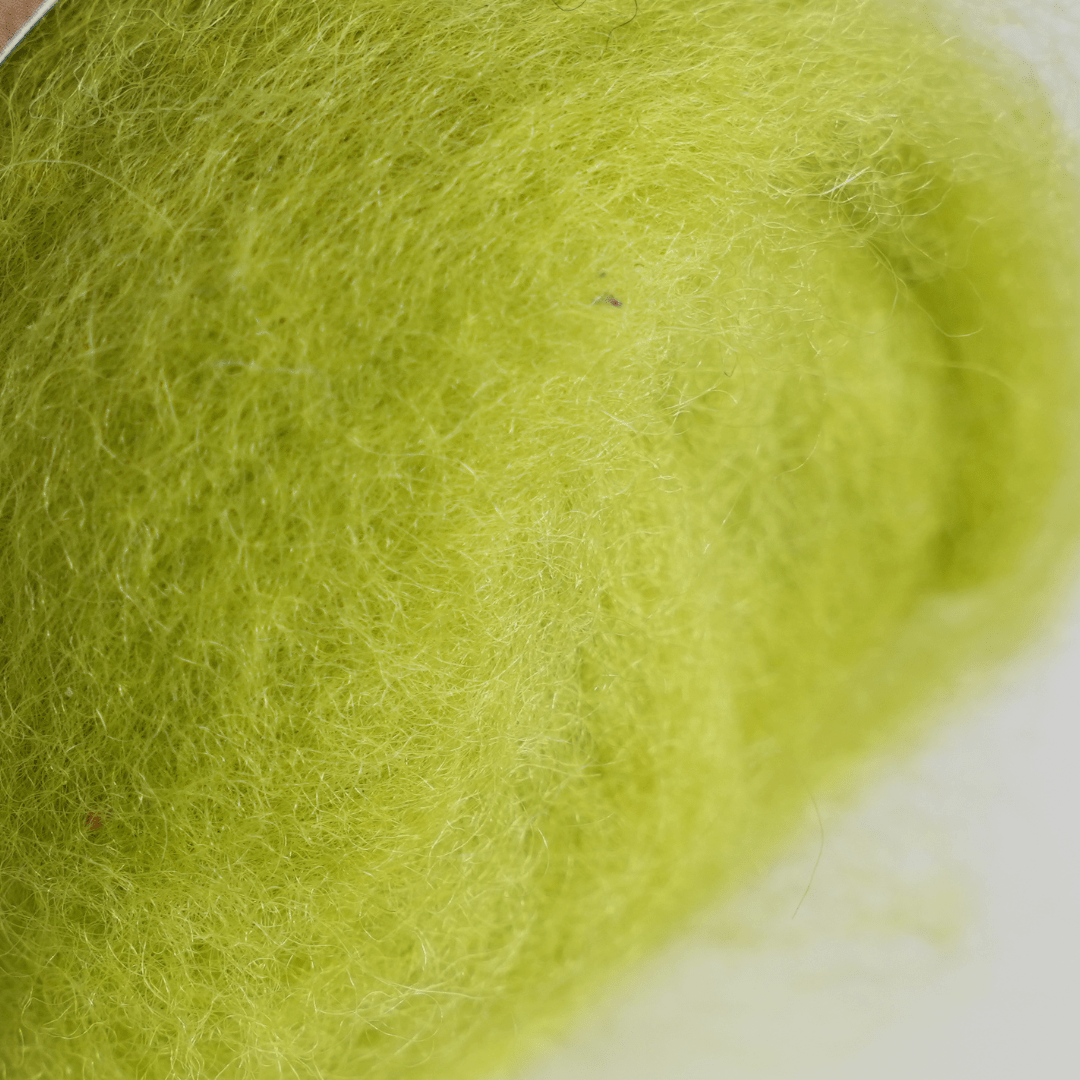 Corriedale Wool Lime - Woolbuddy