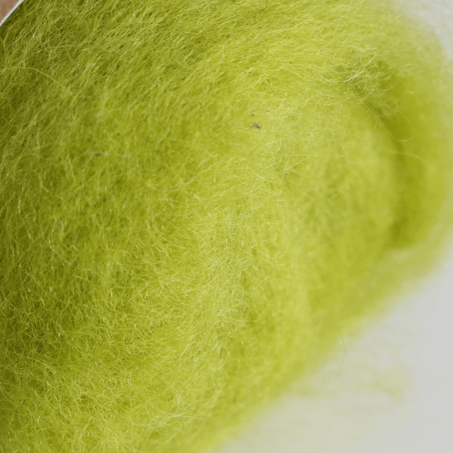 Corriedale Wool Lime - Woolbuddy