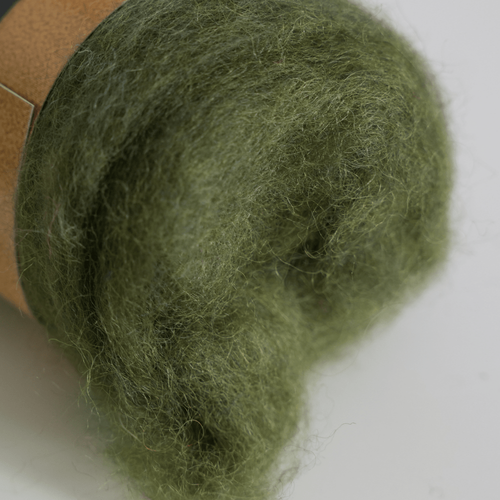 Corriedale Wool Moss - Woolbuddy