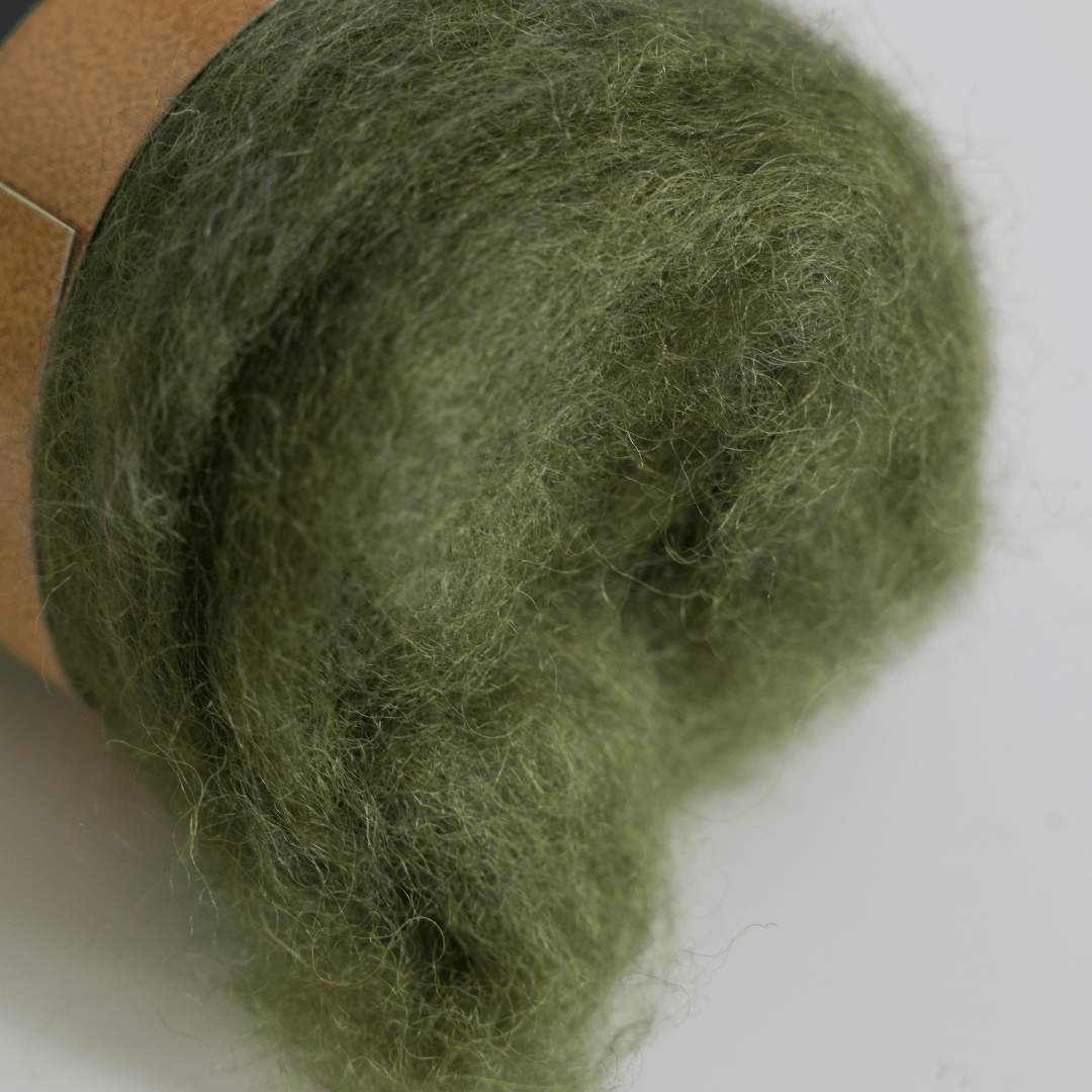 Corriedale Wool Moss - Woolbuddy