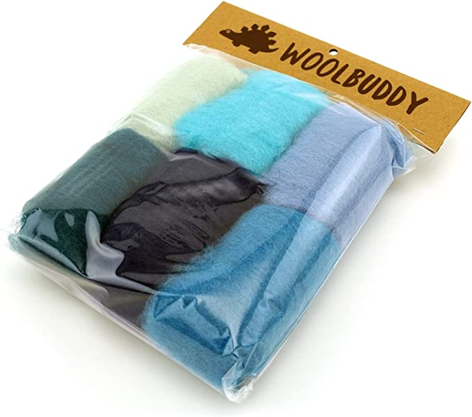 Corriedale Wool Sampler 2oz – Assorted Wool Roving | Woolbuddy