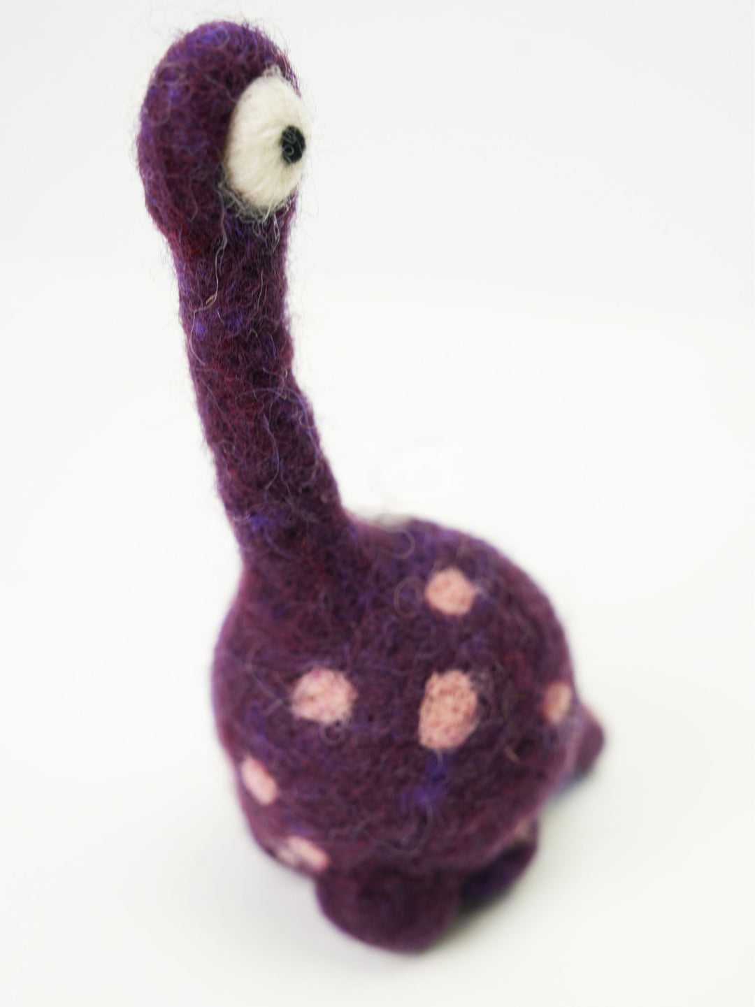 Handmade Wool Felt Brachiosaurus Ornament – Dinosaur Décor, Charm & Car Accessory | Woolbuddy