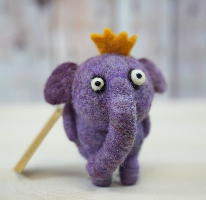 Elephant ornament - Woolbuddy