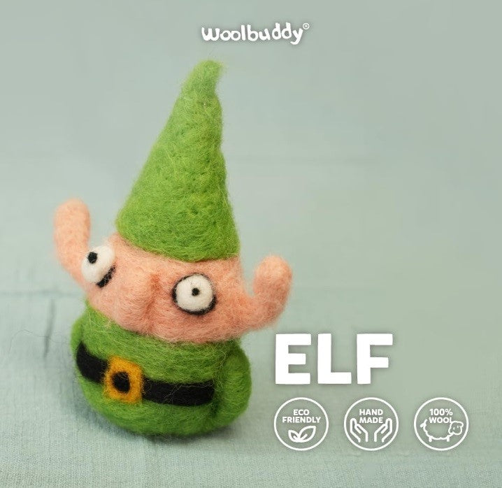 Woolbuddy Needle Felting Elf Kit