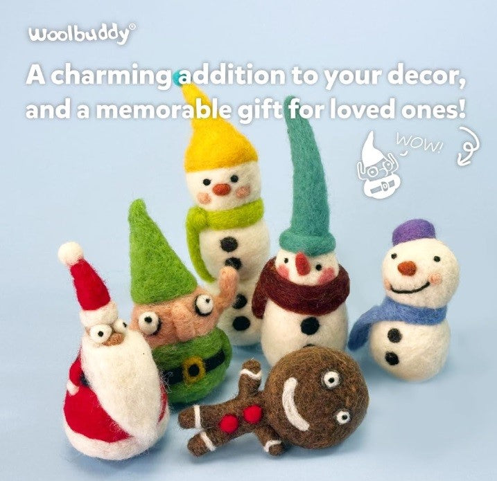 Woolbuddy Needle Felting Elf Kit