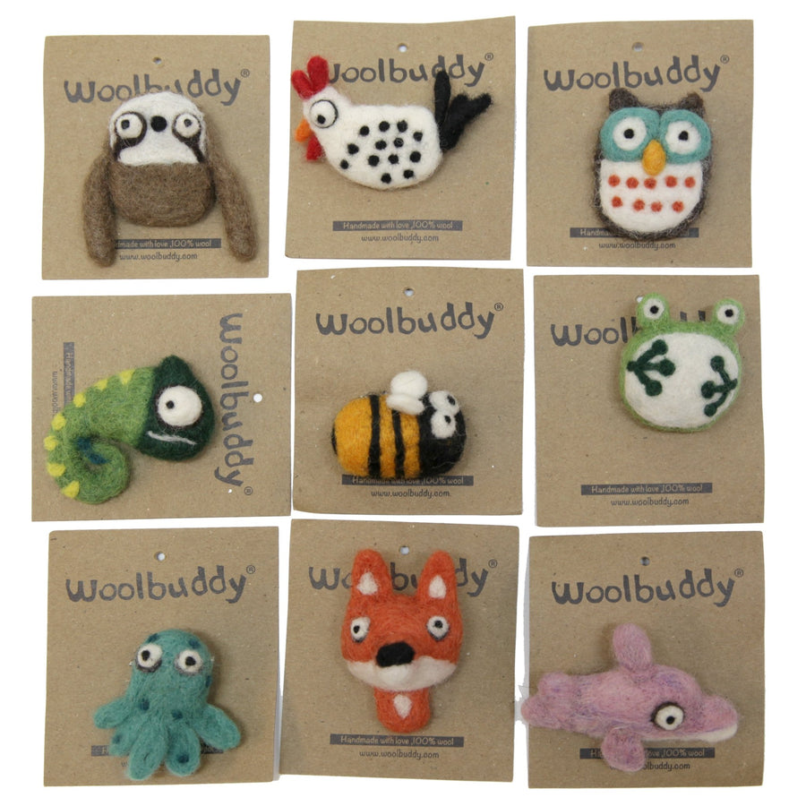 Felted Wool Pin - Woolbuddy