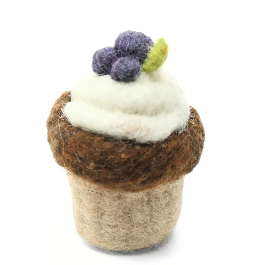 felted cupcake