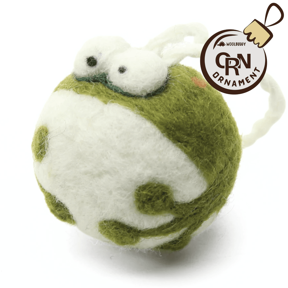 Frog Ornament - Woolbuddy