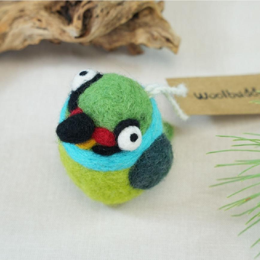 Green Bird Ornament