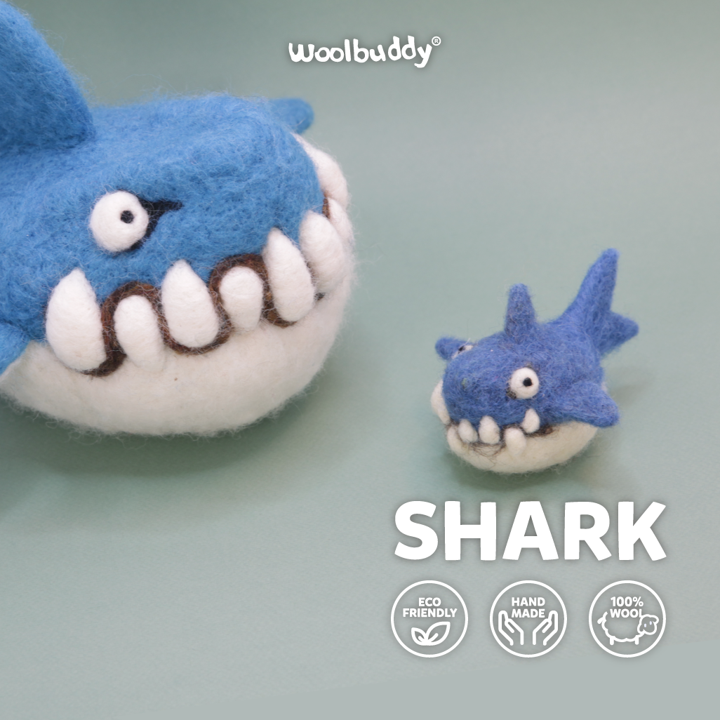 Needle Felting Shark Kit